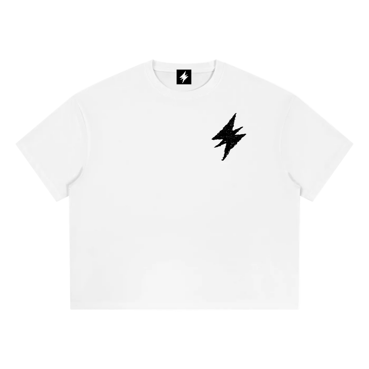 INFAMOUS Logo Big Tee White